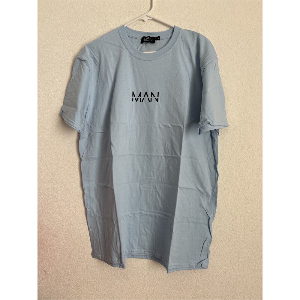 Men’s Medium Blue T Shirt NWT Boohooman
